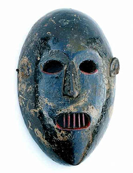 42: Wood Mask Himalayan Culture