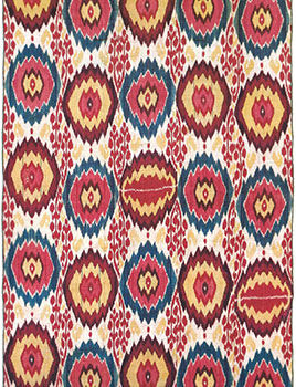 54: Ikat Dyed Wall Hanging
