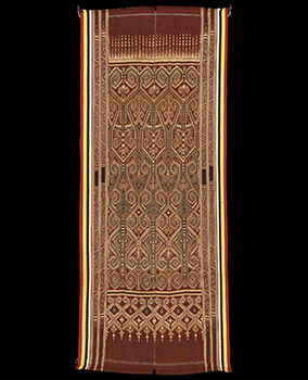 56: Ikat Dyed Ceremonial Textile